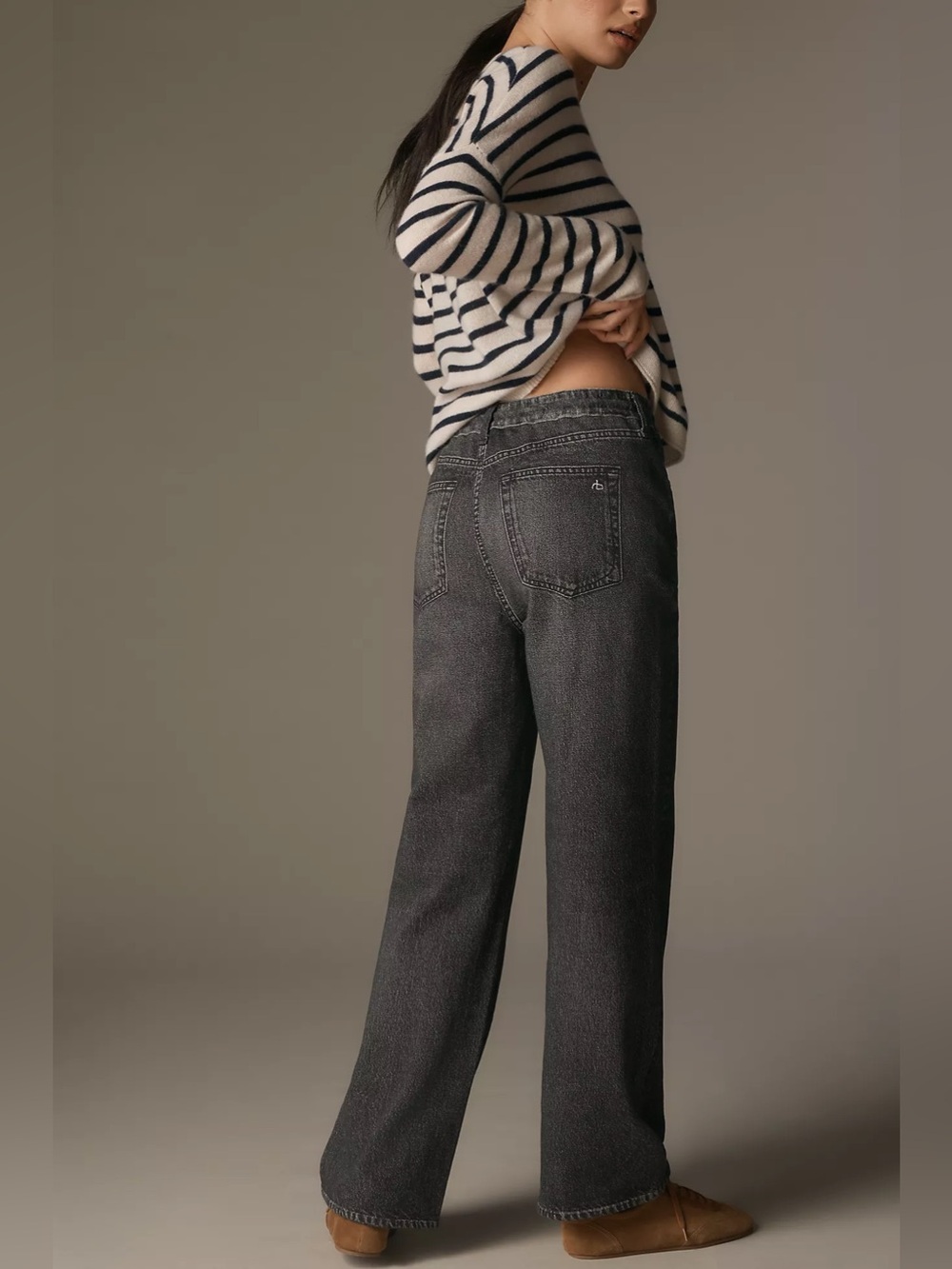 rag & bone Miramar Drawstring Jeans - Picture 3 of 7